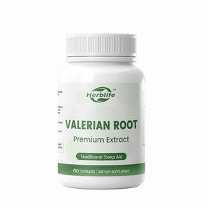 Label pribadi OEM kapsul akar <span class=keywords><strong>Valerian</strong></span> suplemen ekstrak akar <span class=keywords><strong>Valerian</strong></span> mendukung istirahat sehat & tidur - Product Image 1