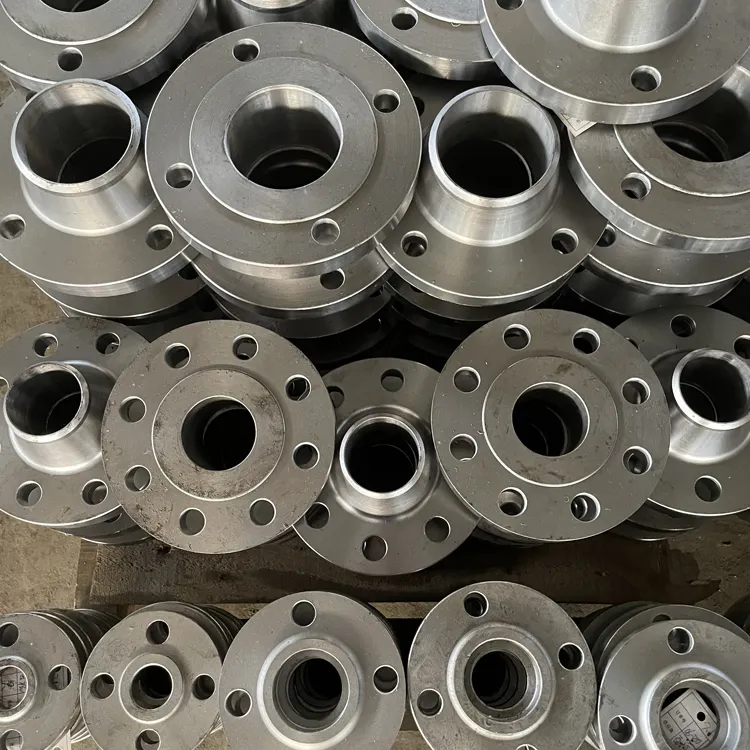 Customized 304 Stainless Steel flanges Carbon steel PN10/16 welded flange ASTM forged threaded drainage pipe fittings flange