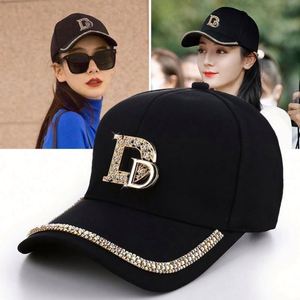 Casquette de baseball ajustable de haute qualité en gros avec logo en strass pour femmes - Product Image 6