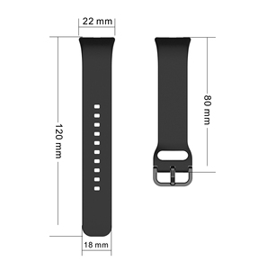 Eraysun mềm tích hợp dây đeo đồng hồ cho Samsung Galaxy fit3 dây đeo + Vỏ Vòng đeo tay thông minh cho phù hợp với 3 dây đeo cổ tay Silicone dây đeo đồng hồ - Product Image 2