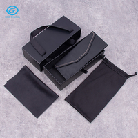 Étui en cuir PU souple personnalisé avec logo, pochette de conception personnalisée en gros, étuis pour lunettes de soleil, lunettes optiques et de lecture