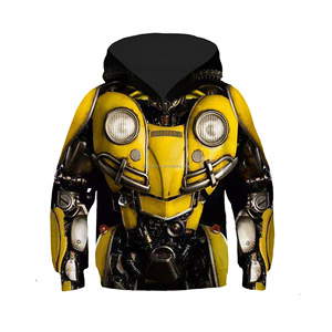 <span class=keywords><strong>Nueva</strong></span> Sudadera con Capucha 3D de Anime Bumblebee 2026 - Disfraz Infantil de una Pieza para Venta al por Mayor - Product Image 6