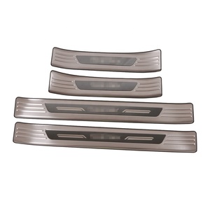 WZXD New Arrival <b>Car</b> Door Sill Guards Stainless Steel Door Sill Plate Exterior Accessories for Territory 2019 - Product Image 1
