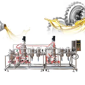 Toptie Hoge Capaciteit Short-Path Destillatie Afgeveegd Film Moleculaire Destillatie Korte Weg Plant Olie-Extractiemachine