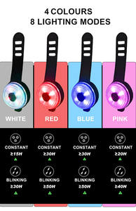 UMIONE مواد صديقة للبيئة طوق الكلب للماء قلادة الكلب كليب على ضوء البطارية الكلب دايت - Product Image 2