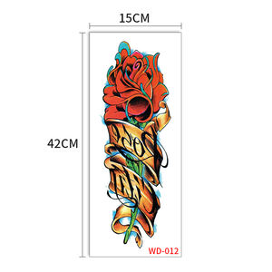 <span class=keywords><strong>Tatouage</strong></span> temporaire à bras complet pour hommes et femmes, 1 pièce, dessins réalistes, Cool, longue durée, étanche - Product Image 2