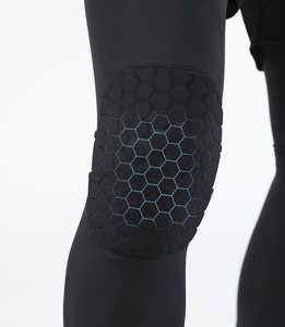 Genouillères de sport longues à compression pour le volleyball, le basketball, l'entraînement en salle de sport, protection du genou, protège-tibias de football - Product Image 3