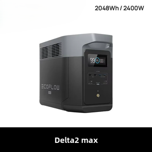 Station d'alimentation portable pour le camping EcoFlow 2 2400W, charge rapide, prise EU, pour l'éclairage extérieur, alimentation de secours - Product Image 1