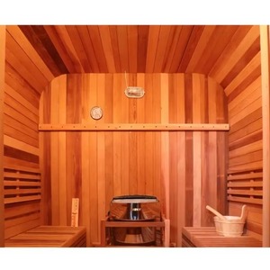كامل الخشب الصلب 4 شخص مكعب الخشب حرق مربع ساونا غرفة ساونا خارج الساونا التقليدية للبيع - Product Image 5