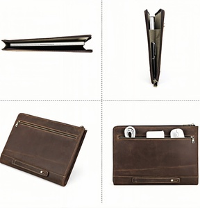 Cao cấp 14-inch chính hãng da máy tính xách tay tay áo, túi bên trong, cặp xách Thích hợp cho đi lại - Product Image 6