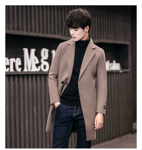 <span class=keywords><strong>Manteau</strong></span> Coupe-Vent <span class=keywords><strong>Homme</strong></span> M-5XL, <span class=keywords><strong>Long</strong></span> ou Mi-<span class=keywords><strong>Long</strong></span> en Laine Fourrée, Épais et Doux - Product Image 5
