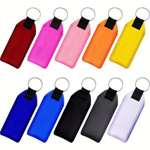 Estuche portátil para lápiz labial con clip para llavero, soporte para brillo labial y bálsamo labial - Product Image 1
