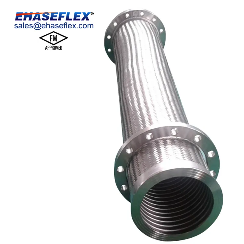 FM Stainless Steel Electrical Fittings Elbows Joint 1/2'' Sprinkler Flexible Connecting Pipes