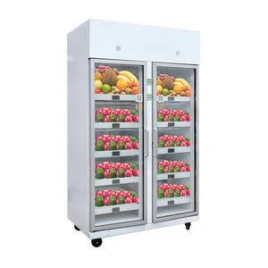 Customized Smart Fresh Food Auto Scale Model Vending Machine For Community Service