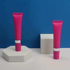 Tubos de Plástico para Bálsamo Cosmético, Vacíos, de Lujo, Color Rojo, 15ml/20ml, Personalizables, con Cabezal de Masaje Giratorio, Venta al Por Mayor - Product Image 2