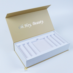 Caja de Maquillaje Blanca en Oferta, Cajas para Lápiz Labial, Empaque de Lujo para Brillo Labial, Caja de Regalo de Papel para Almacenamiento de Cosméticos - Product Image 2