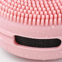 Brosse nettoyante et massante faciale en silicone sans BPA, à suspendre, pour le démaquillage