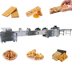 Machine automatique de fabrication de barres protéinées muesli Petite machine de découpe de barres d'arachides Ligne de production de barres de sésame - Product Image 1