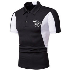 Polo de Golf de Manga Corta para Exteriores, 3 Botones, Pique o Interlock, 100% Poliéster, Diseño Moderno con Parches, Secado Rápido, Casual - Product Image 1