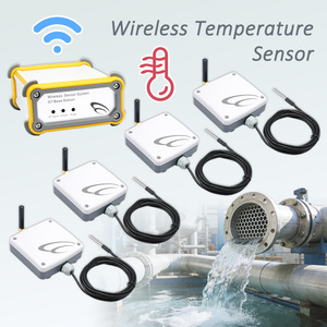 Sistema de Monitoreo Multipunto de Temperatura para Estanques de Acuicultura, 4 Conjuntos de Sensores de Temperatura Inalámbricos Industriales - Product Image 1