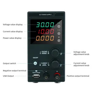 MYAMI MY-K3010MF Black 30V 10A Adjustable Variable DC Regulated Power Supply 300W Mobile Phone Repair Power Supply