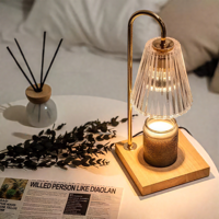 Réchauffeur de bougie lampe d'intérieur décor à la maison 120V cire fondre plus chaud synchronisation parfum lampe électrique vers le bas chauffage Dimmable bougie plus chaud