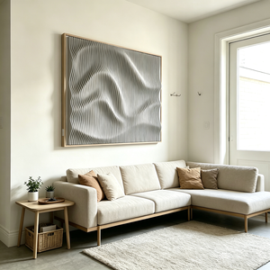 <span class=keywords><strong>Arte</strong></span> Murale Parametrica in Legno di Alta Gamma, Decorazioni 3D in Rilievo, Dipinti Decorativi Incisi al Laser, Decorazione Murale in Legno a Doghe per Hotel - Product Image 3