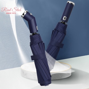 Paraguas Plegable <span class=keywords><strong>Real</strong></span> <span class=keywords><strong>Star</strong></span> de 10 Varillas con Marco Resistente y Luz LED Creativa - Product Image 2