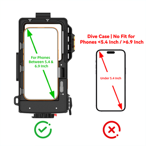 Custodia Professionale <span class=keywords><strong>per</strong></span> <span class=keywords><strong>Telefono</strong></span> da Immersione, Design Multistrato Sigillato Antinfiltrazione <span class=keywords><strong>per</strong></span> Immersioni Subacquee e Sport Acquatici all'Aperto - Product Image 6