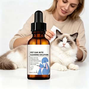 Compra al por Mayor con MOQ Bajo, Gotas para Oídos Sensibles <span class=keywords><strong>de</strong></span> Cachorros y Gatitos, Gotas para Ácaros del Oído - Product Image 1