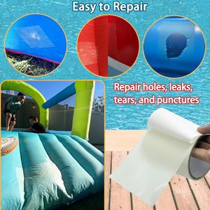 Heavy Duty TPU Inflatable Repair Tape, Waterproof Air Leak Patch for Air Mattresses, Inflatable Boats & Outdoor Equipment Repair - Product Image 4