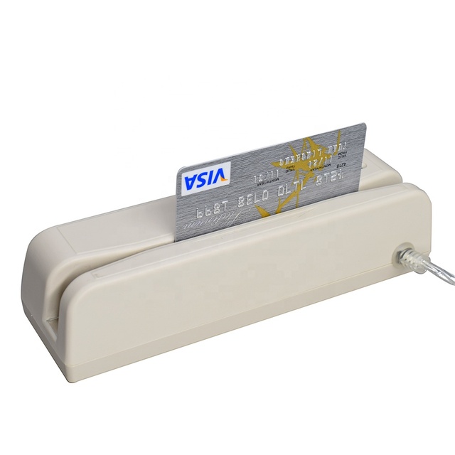 USB Magnetic Stripe Card Reader Single/Dual Track for Credit Card & Membership Card Reading