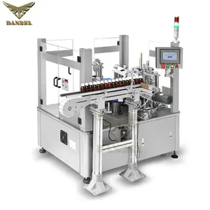 Eenvoudige Bediening Semi-Automatische Cartoner Papier Vouwen Doos Automatische Cartoning Machine Voor Cosmetische Buizen, Flessen, Potten