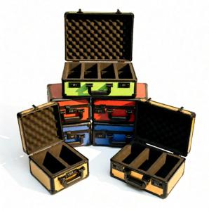 Étui de rangement personnalisé en aluminium verrouillable à 3 rangées pour cartes gradées BGS SGC, fabriqué par un fabricant OEM, avec un prix attractif et un étui coloré - Product Image 1