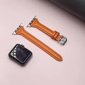 <span class=keywords><strong>Correa</strong></span> de cuero delgada de moda para <span class=keywords><strong>Apple</strong></span> <span class=keywords><strong>Watch</strong></span> Band 44mm 40mm 41mm 49mm 42 45mm 46mm pulsera de mujer IWatch Serie 9 8 7 Ultra 2 - Product Image 6