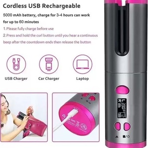 Nouveau Fer à Boucler Intelligent Sans Fil 2026, Rechargeable par USB, Mini Appareil Portable pour Boucler les Cheveux, Outil de Coiffure de Voyage Pratique - Product Image 6