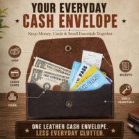 Pochette de voyage en cuir véritable faite à la main pour hommes et femmes, avec bouton-pression, organiseur de billets et cartes, personnalisable, fabrication OEM, vente en gros