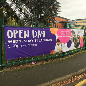 Tùy chỉnh kích thước lớn ngoài trời thân thiện với môi trường tia cực tím-proof Heavy-Duty UV in ấn quảng cáo khuyến mại PVC biểu ngữ - Product Image 3