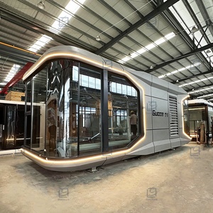 Capsule spatiale mobile petite maison moderne pliable préfabriquée maison conteneur maison <span class=keywords><strong>Camping</strong></span> Pod - Product Image 4