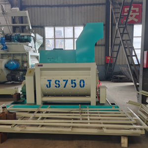 Stasiun produksi industri kualitas tinggi Js750 Mixer beton seluler paksa - Product Image 4