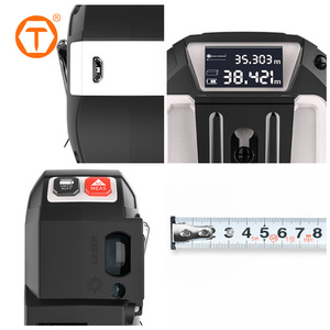 Misura digitale ricaricabile di rotolamento rotondo 2 in1 <span class=keywords><strong>nastro</strong></span> Lazer misura 130ft con Display Lcd - Product Image 4
