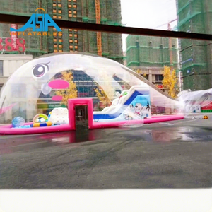 Dôme gonflable à thème poisson, tente à bulles, palais de cristal, parc d'attractions gonflable avec boules océaniques pour carnaval - Product Image 1