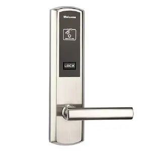 Gold Silver Finish RFID Hotel Guest Room Hotel Lock ET811RF