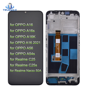 หน้าจอ LCD พร้อมกรอบ สำหรับ <span class=keywords><strong>OPPO</strong></span> <span class=keywords><strong>A16</strong></span> A16S A16K <span class=keywords><strong>A16</strong></span> 2021 A56 A54S Realme C25 C25S Narzo 50A - Product Image 1