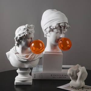 Creative Blow Bubbles Apollo Statue <strong>David</strong> <strong>Bust</strong> Ornamental - Product Image 4