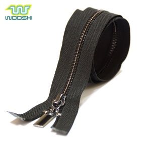 Tiradores de cremallera para zapatos de hombre 5 # Cremalleras abiertas a la venta <span class=keywords><strong>Precio</strong></span> Cremallera con <span class=keywords><strong>metal</strong></span> de alta calidad de <span class=keywords><strong>Kilo</strong></span> 100 Piece Brass - Product Image 2