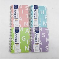 Cahier spirale 5 sujets, cahier spirale personnalisé avec intercalaires et onglets