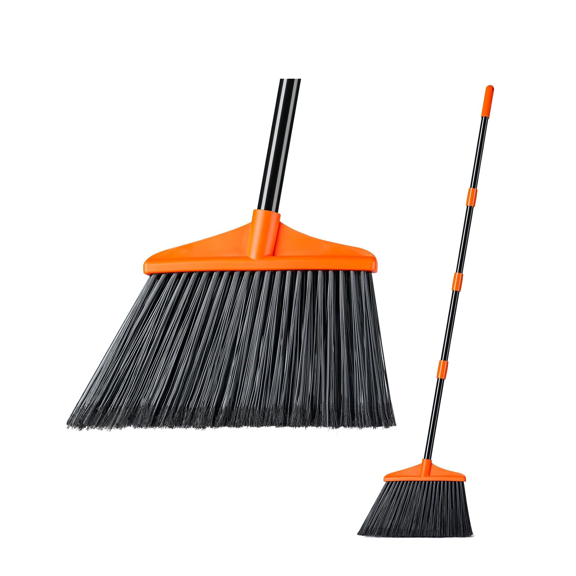 Gris foncé et orange