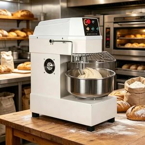 Nouveau Pétrin Spirale Commercial 30L 12kg Multifonctionnel à Fréquence Variable Double Action pour Farine Usage Intensif - Product Image 1