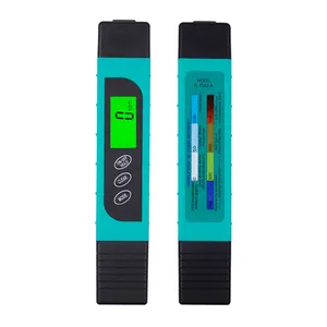 Digitale Water Kwaliteit Monitor Tester Pen 0-9999PPM Tds Pocket Meter Lcd Water Kwaliteit Monitor Tester Pennen Thermometer TDS02